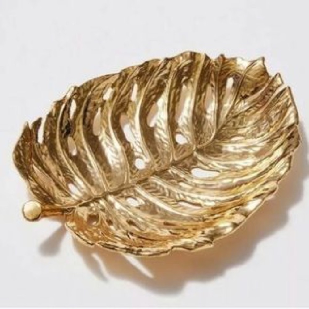 🔥Summer & Rose Gold Leaf Jewelry Dish🔥